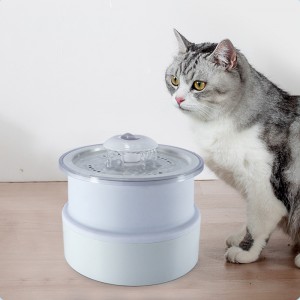 Food grade material BPA free Cat fountain Pet Collapsible Fountain