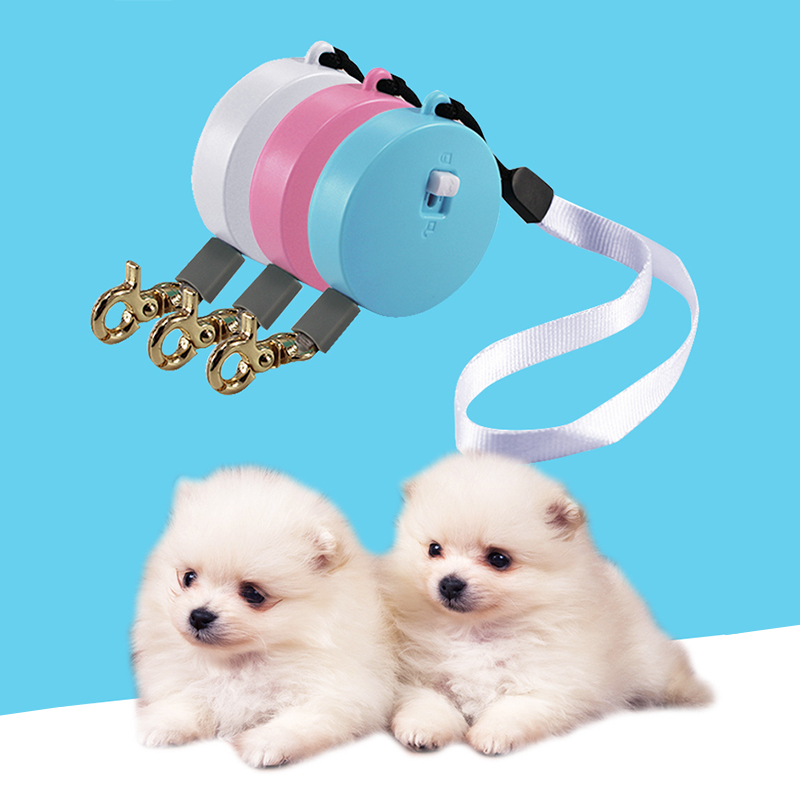 Portable Walking Leash Mini Retractable Dog Leash for Small Dogs Cats