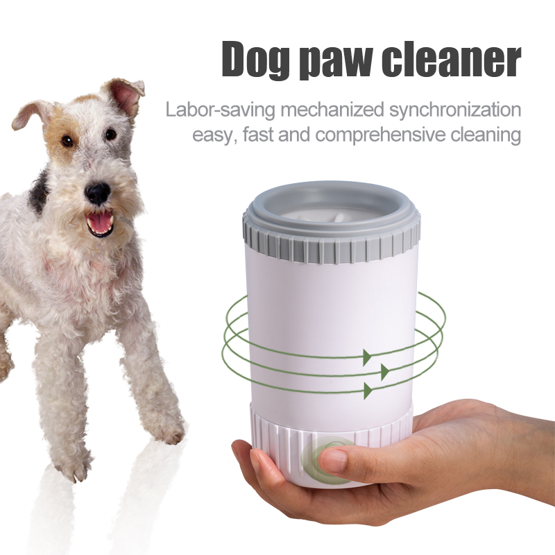 Portable Dog Foot Washer Paw Cleaner for Small and Medium-sized Dogs with Soft Silicone Bristles